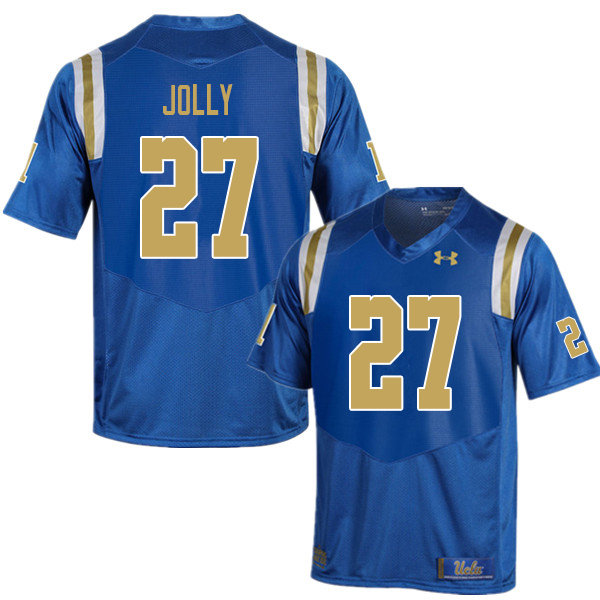 Men #27 Patrick Jolly UCLA Bruins College Football Jerseys Sale-Blue